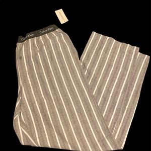 Calvin Klein men wide leg pajama pants size large